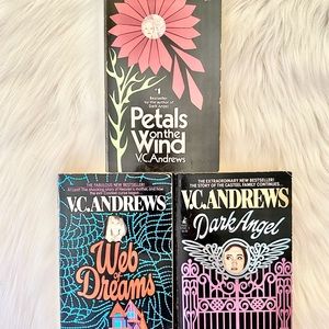 3 VC Andrews Books Two 1st Editions 2 Keyhole Covers.